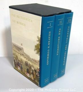 Three Volume Set of Hard Cover Books in Slip Cover - Pax Britannica by Jan Morris