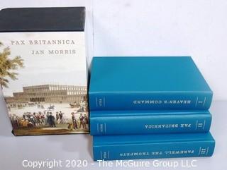 Three Volume Set of Hard Cover Books in Slip Cover - Pax Britannica by Jan Morris