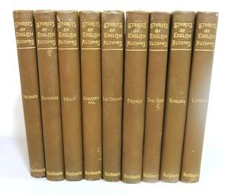 Set of 9 Volume Hard Back Books - Stories by English Authors