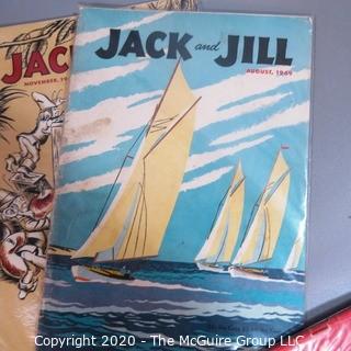 Group of Vintage Jack & Jill Magazines from 1949 & 1951