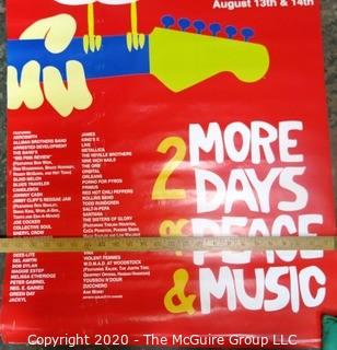 1994 Woodstock Music Festival Poster