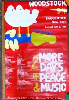 1994 Woodstock Music Festival Poster