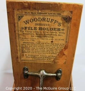 Woodruff's Wood File Holder