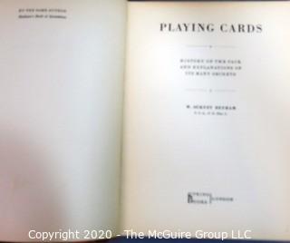 2 Copies of PLAYING CARDS: History of the Pack and Explanations of Its Many Secrets. by Benham, W. Gurney. 1931 hardcover with dust jacket. Illustrated.. 