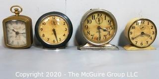 Collection of Vintage Alarm Clocks