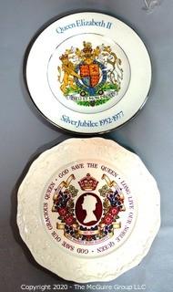 Two Vintage Porcelain Royal Commenorative Plates made by Masons & Wood & Sons