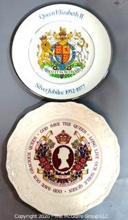 Two Vintage Porcelain Royal Commenorative Plates made by Masons & Wood & Sons