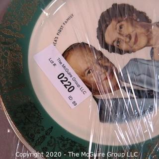 Three Porcelain Presidential Commemorative Plates