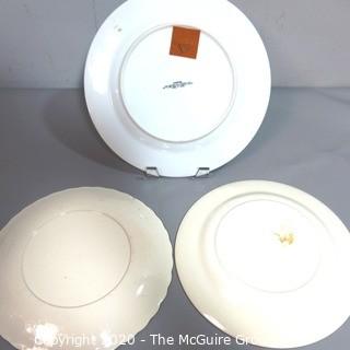 Three Porcelain Presidential Commemorative Plates