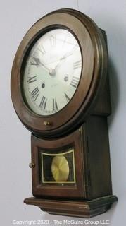 Linden Wall Clock with Pendulem