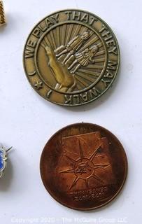 Group of Vintage Masonic, Scouts, Elks Club Etc. Pins etc. 