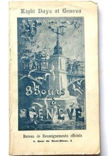 Victorian 1800's Eight Days in Geneva Switzerland Travel Guide