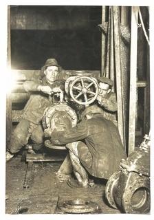 Black & White Photograph of Mokelumne Hill Gold  Mine in Calavares California. 