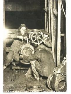 Black & White Photograph of Mokelumne Hill Gold  Mine in Calavares California. 