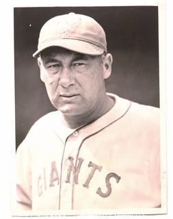 1947 Black & White Photo of Frank Snyder, New York Giants, Baseball