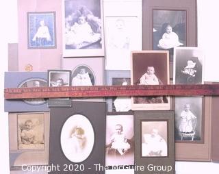 Collection of Vintage Baby Photos and Cabinet Photographs