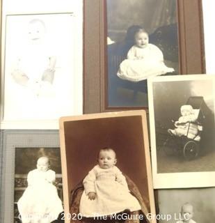 Collection of Vintage Baby Photos and Cabinet Photographs