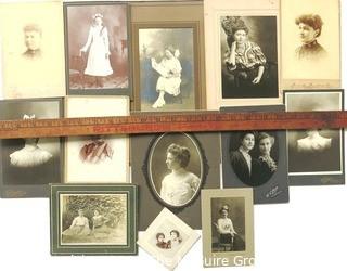 Collection of Vintage Photos and Cabinet Photographs of The Ladies