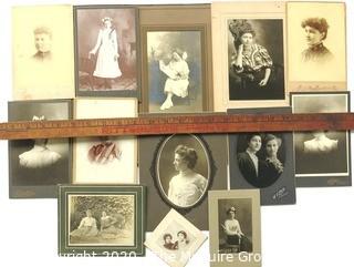 Collection of Vintage Photos and Cabinet Photographs of The Ladies