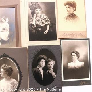 Collection of Vintage Photos and Cabinet Photographs of The Ladies