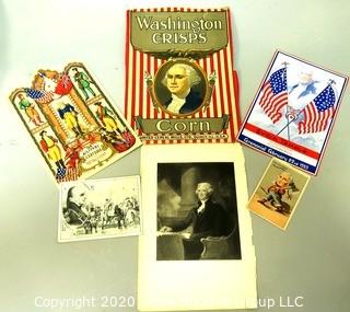 George Washington Themed Ephemera and Illustrations