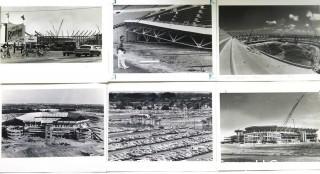 Picture Photo Series of the Construction of Dolphin "Joe Robbie" Stadium from Ground Breaking to Completion, Multiple Photographers.