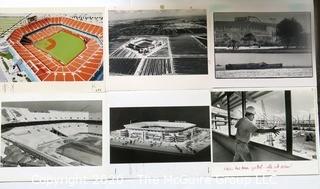 Picture Photo Series of the Construction of Dolphin "Joe Robbie" Stadium from Ground Breaking to Completion, Multiple Photographers.