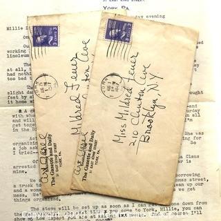 Series of Sweet & Funny Post WWII Love Letters to Girlfriend then Wife.