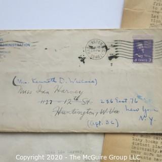 Post WWII War Letters Describing Life & Conditions in Europe