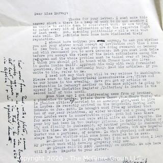 Post WWII War Letters Describing Life & Conditions in Europe