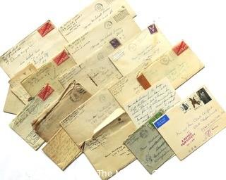 WWII Letters from Servicemen To Millie Feuer with Illustrations, Photos Etc