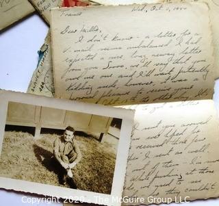 WWII Letters from Servicemen To Millie Feuer with Illustrations, Photos Etc