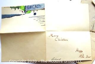 WWII Letters from Servicemen To Millie Feuer with Illustrations, Photos Etc