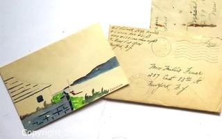 WWII Letters from Servicemen To Millie Feuer with Illustrations, Photos Etc