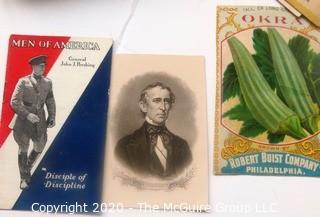 Group of Antique Victorian Ephemera