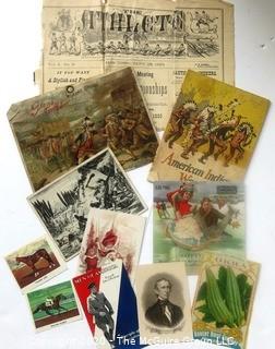 Group of Antique Victorian Ephemera