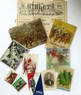 Group of Antique Victorian Ephemera