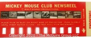 Vintage Walt Disney's Mickey Mouse Club Newsreel Strip "Teen-age Toreadors"