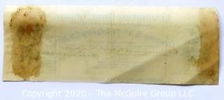 1861 Lynchburg Home Guard Mustered in CS Service Document, Company G 11th Va Infantry CS Army