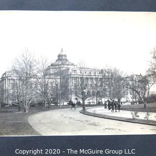  Early 1900's Black & White Antique Family Photo Album of Washington DC