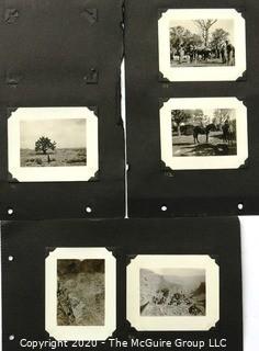 Early 1900's Black & White Antique Family Photo Album of  Trip to the Grand Canyon and Bright Angel Trail on Donkey