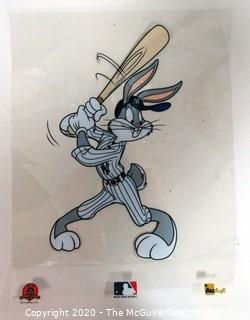 Bugs Bunny Yankee Baseball Animation Cell By Chuck Jones