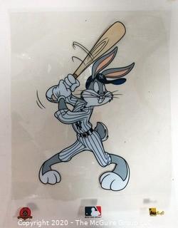 Bugs Bunny Yankee Baseball Animation Cell By Chuck Jones