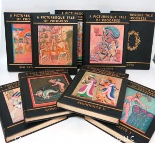 Nine Volume Collection of Children's Books - A Picturesque Tale of Progress
by Olive Beaupre Miller