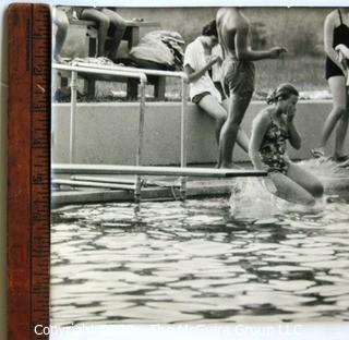 Large Format Black & White Photo by Arthur Rickerby - Swimming Pool