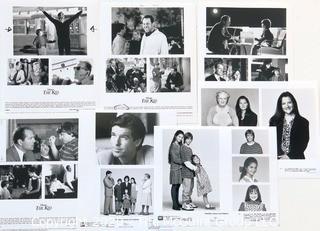 Group of Black & White Entertainment Promotional Photos.  Includes Kids in the Hall, Mrs. Doubtfire, Robin Williams, & Walt Disney's The Kid.