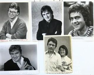 Group of Black & White Entertainment Promotional Photos. Includes Dudley Moore , Donna Dixon, & Bill Bixby