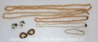 Group of Costume Pearl Jewelry Including Marvella.