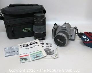 Canon EOS Rebel Ti 35mm Film Camera with Case and Instructions