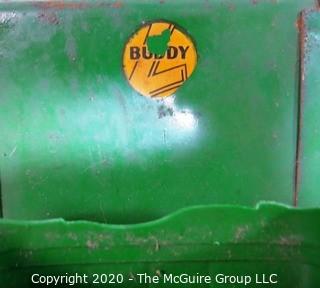 Vintage Green Toy Farm Truck by Buddy L.  Damage to cab.